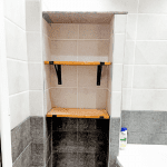 etagère bois metal