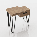 table de chevet fabriquée en nos ateliers en Algérie