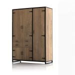 Armoire industrielle en bois et métal fabriquée en Algérie