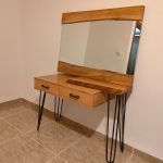 Coiffeuse-bois-hetre-metal