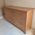 Commode-bois-massif-tiroirs