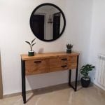 console avec tiroir