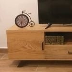 meuble tv chene