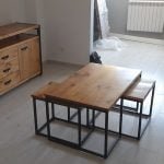 Table basse Trio chene 1