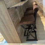 tabouret tissu anti taches
