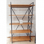 etagère bois metal