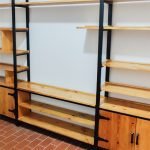 Meuble tv industriel bois metal fabriqué en nos ateliers en Algérie