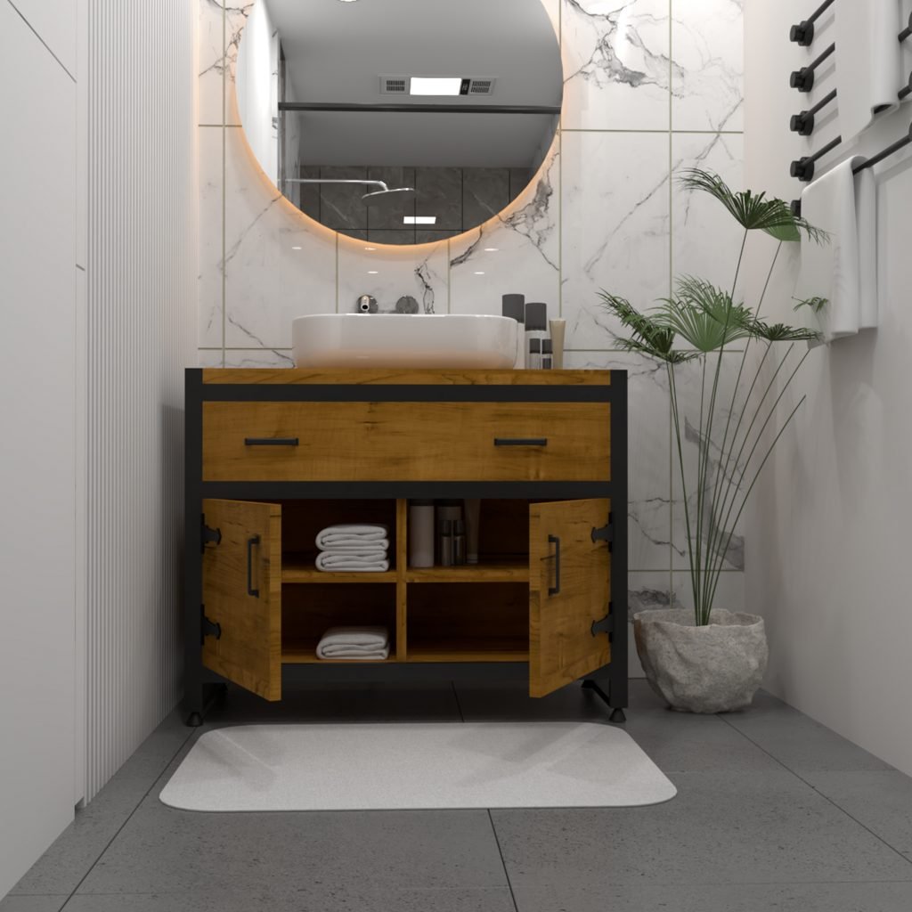 meuble sdb fabriqué en nos ateliers en Algérie