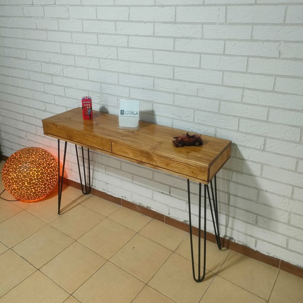 console lisbone en bois fabriquée en Algérie