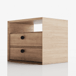 Table de chevet fabriquée en bois hêtre fabriquée en Algérie