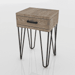Préparez-vous à être époustouflé par Luna ! Il ne s'agit pas seulement d'une table de nuit, mais d'un chef-d'œuvre qui marie sans effort la forme et la fonction. Fabriquée méticuleusement en bois massif, la table de nuit Luna dégage un style industriel qui s'harmonisera parfaitement avec votre décor.