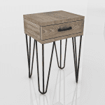 Découvrez l'alliance de la forme et de la fonction avec la table de nuit Luna - parce que votre compagnon de chevet doit être aussi élégant que pratique ! Dépêchez-vous d'ajouter ce trésor en bois massif à votre panier dès aujourd'hui !