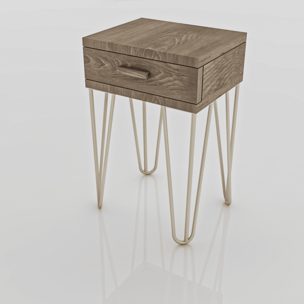 Finie avec une couche de polyuréthane élégante, la table de nuit Luna apporte un attrait moderne et intemporel à toute installation de chambre à coucher. Son design polyvalent s'adapte parfaitement à tous les styles de décoration, qu'ils soient minimalistes, contemporains ou rustiques.