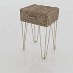 Finie avec une couche de polyuréthane élégante, la table de nuit Luna apporte un attrait moderne et intemporel à toute installation de chambre à coucher. Son design polyvalent s'adapte parfaitement à tous les styles de décoration, qu'ils soient minimalistes, contemporains ou rustiques.