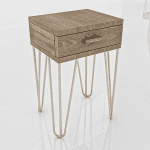 La table de nuit Luna n'est pas seulement esthétique, elle est conçue pour une fonctionnalité maximale. Elle est équipée d'un tiroir qui offre un grand espace de rangement pour vos objets essentiels, afin de garder votre espace organisé et sans encombrement. Qu'il s'agisse de votre livre préféré, de votre chargeur de téléphone ou de votre réveil, tout est à portée de main.